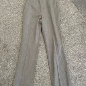 Gray trousers